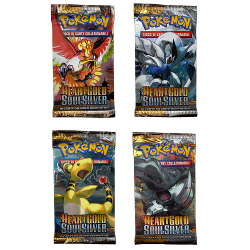 HS Heartgold Soulsilver set base - ArtSet di 4 bustine