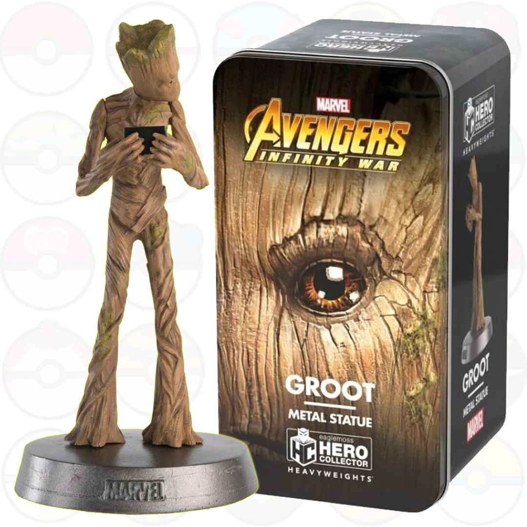 Marvel Groot Civil War - Statuetta Metallo in Tin Box