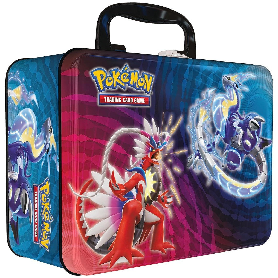 POKEMON SCARLATTO E VIOLETTO - VALIGETTA IN METALLO CON 6 BUSTINE BACK TO SCHOOL (ITA)