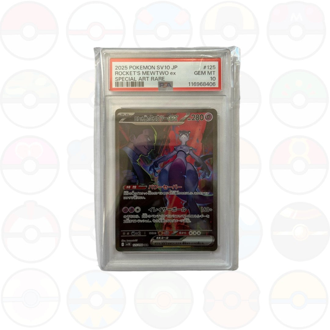 Mewtwo di Giovanni team rocket special art rare 125/098 (psa10) jap