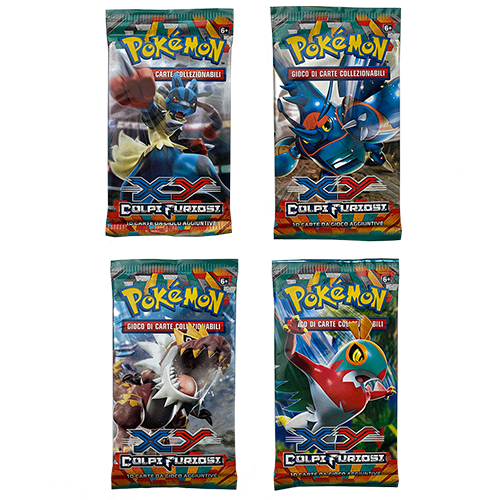 XY COLPI FURIOSI - ArtSet di 4 bustine