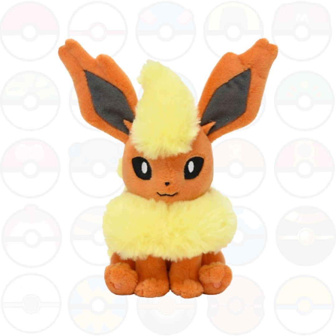 Flareon Peluche - Pokemon FIT - Pokemon Center Giapponesi - pupazzo di Flareon originale