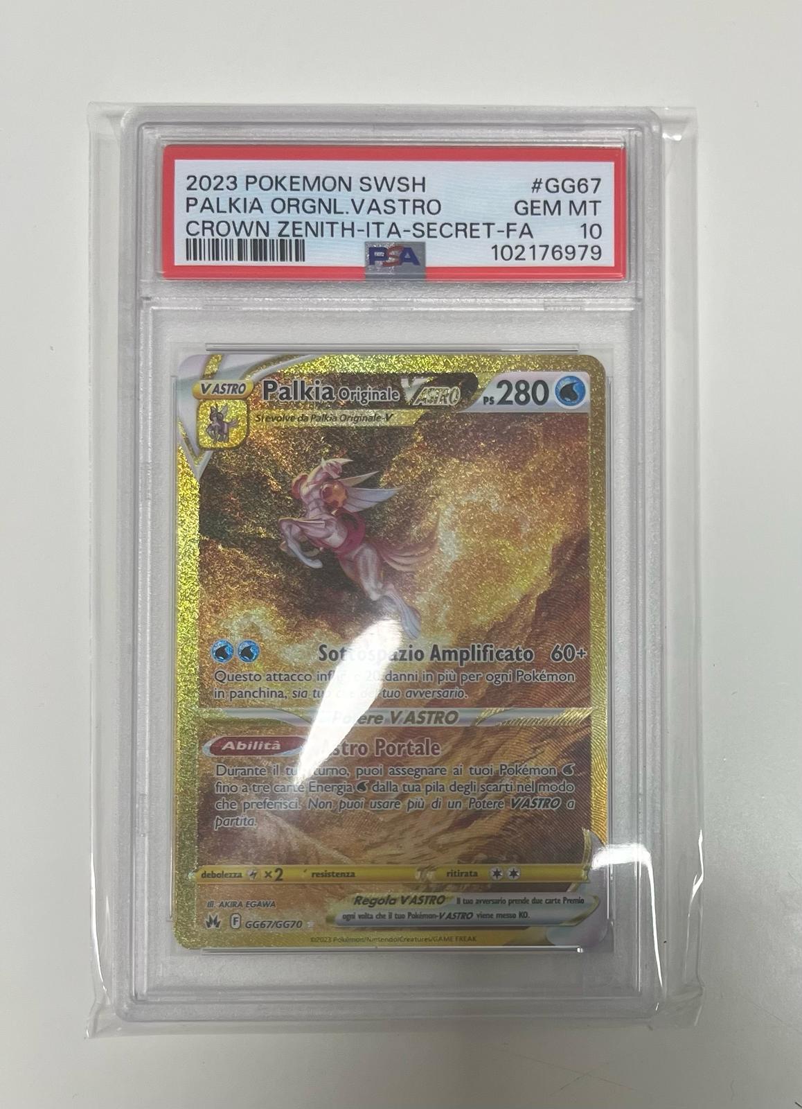 Giratina VASTRO gg69/gg70 GOLD ZENIT - PSA 10 - CARTA GRADATA ITA