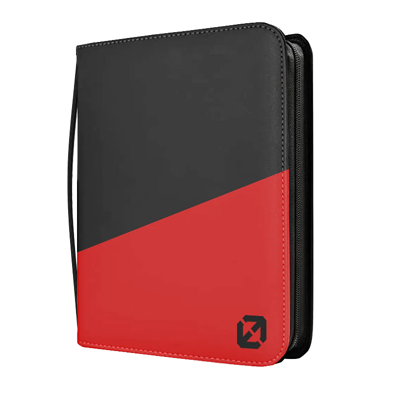 Album x Top loader contiene 3x3 (216) carte-nero e rosso - Accessori Carte Collezionabili