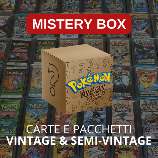 Mistery Box Pacchetti SEMIVINTAGE e VINTAGE Pokémon