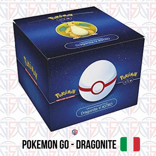Collezione Portamazzo Premier Ball Pokemon GO Dragonite V-Astro (9 bustine ITA) - Pokemon ITA