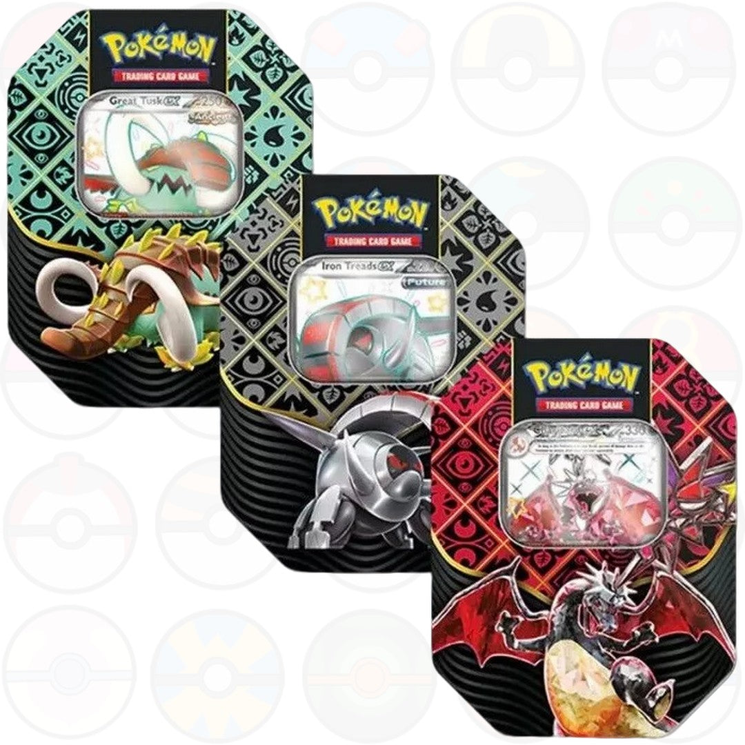 3 Tin da Collezione Destino di Paldea (ITA) - set completo di 3 tin