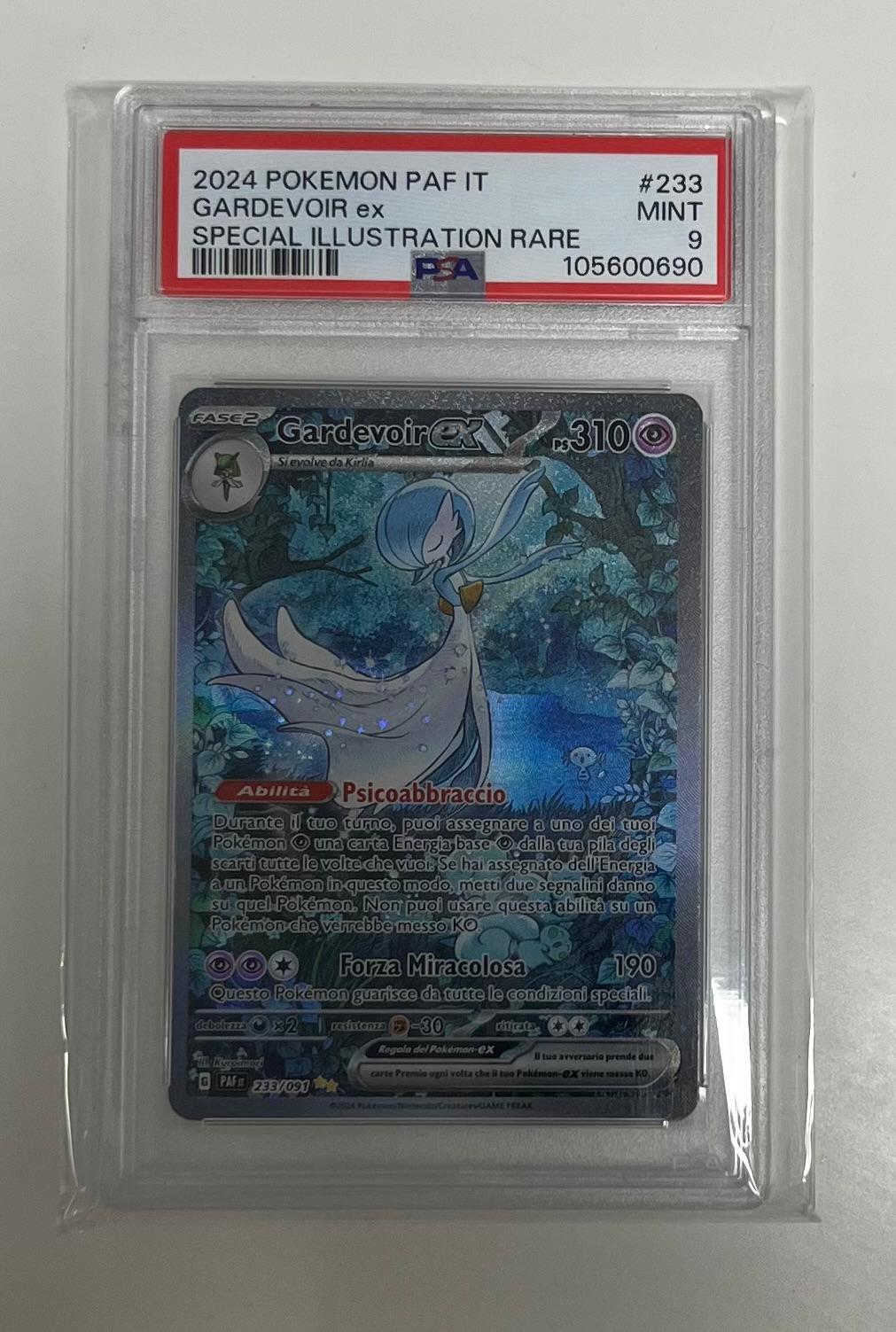 gardevoir ex 233/091 special ill.rare destino di paldea  - PSA 9- CARTA GRADATA ITA