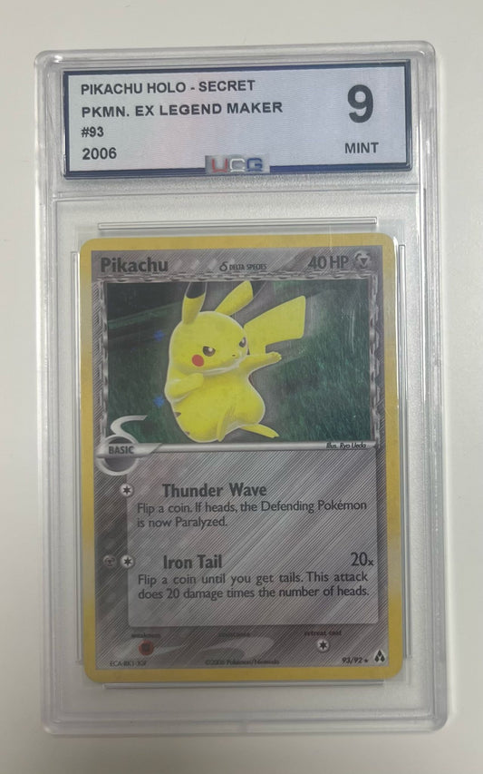 pikachu ex legend maker delta spaces 93/92 (ugc9) eng