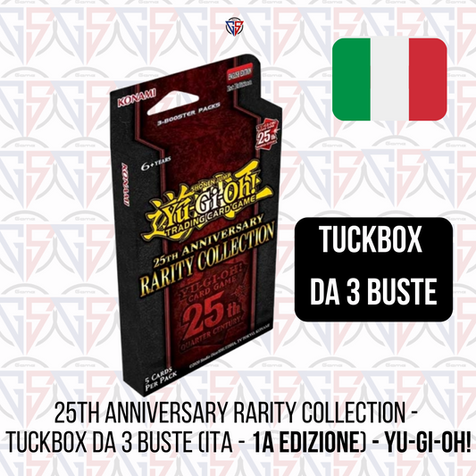 25th Anniversary Rarity Collection - Tuckbox da 3 Buste (ITA - 1a Edizione) - Yu-Gi-Oh!