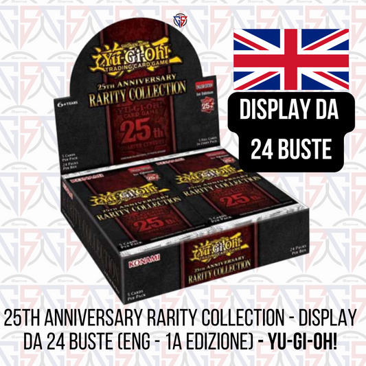 25th Anniversary Rarity Collection - Display da 24 Buste (ENG - 1a Edizione) - Yu-Gi-Oh!