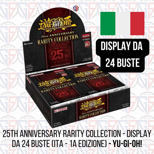 25th Anniversary Rarity Collection - Display da 24 Buste (ITA - 1a Edizione) - Yu-Gi-Oh!