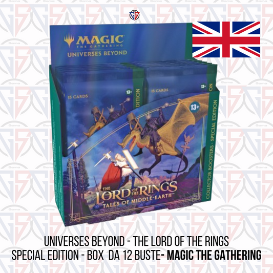 Universes Beyond - The Lord of the Rings: Tales of Middle-earth - Special Edition - Collector Booster Display da 12 Buste (ENG) - Magic The Gathering