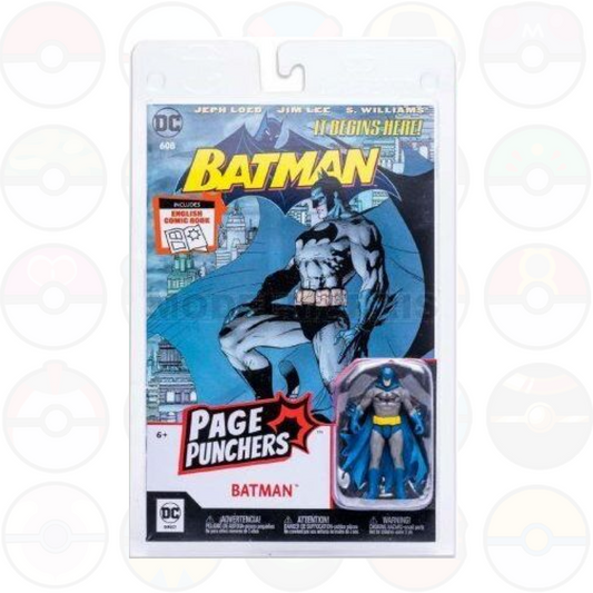 Action Figure Dc Page Punchers Batman + Comic