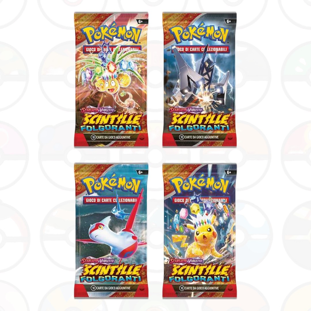 Scintille Folgoranti - Art set bustine (ITA) - Pokemon ITA