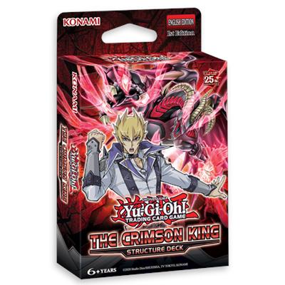 Box YGO 8x Structure Deck Il Re Cremisi ENG