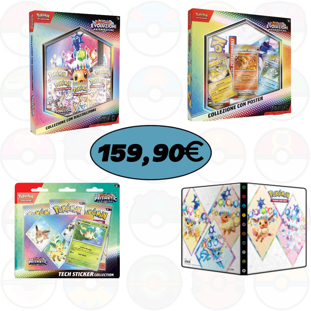 Bundle-Evoluzioni Prismatiche- raccoglitore+blister+poster+album