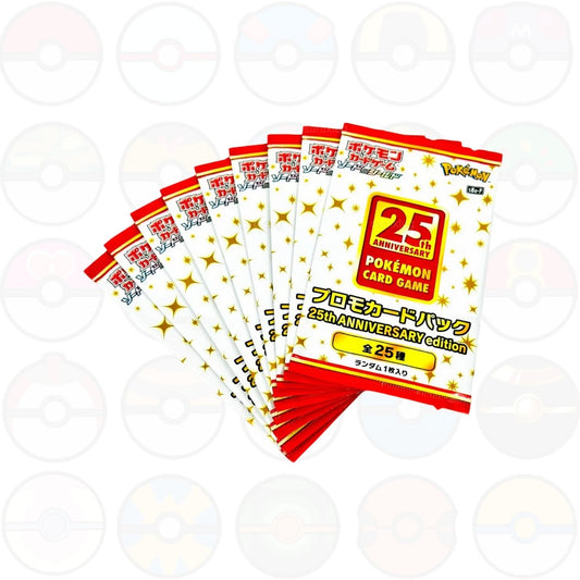 Bustina sigillata-Pokemon-25th anniversary promo jap