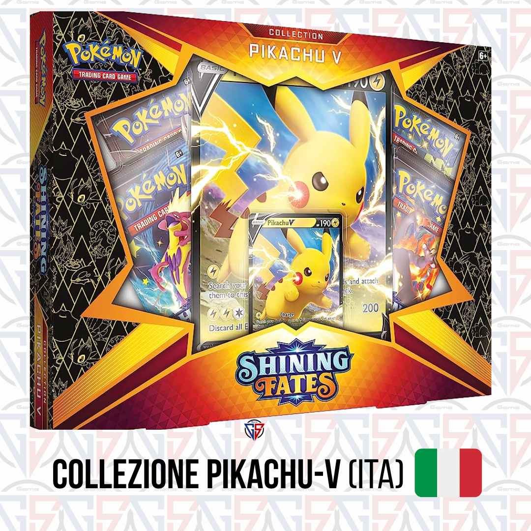 Collezione Pikachu-V (4 bustine Destino Splendente ITA)