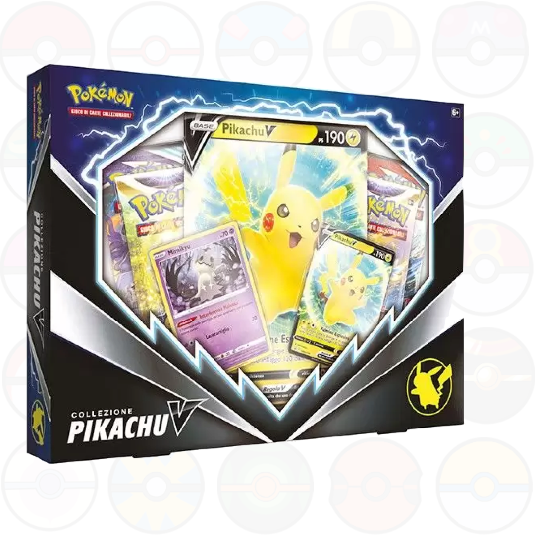 Collezione Pikachu V (4 bustine ITA con bustine di Astri Lucenti, Regno Glaciale e Stili di Lotta)