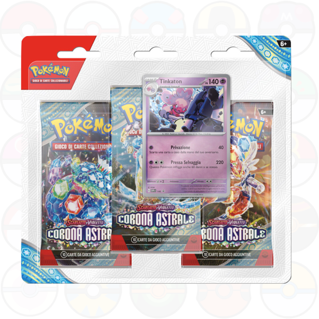 Corona Astrale - blister 3 bustine (ITA) - Pokemon ITA