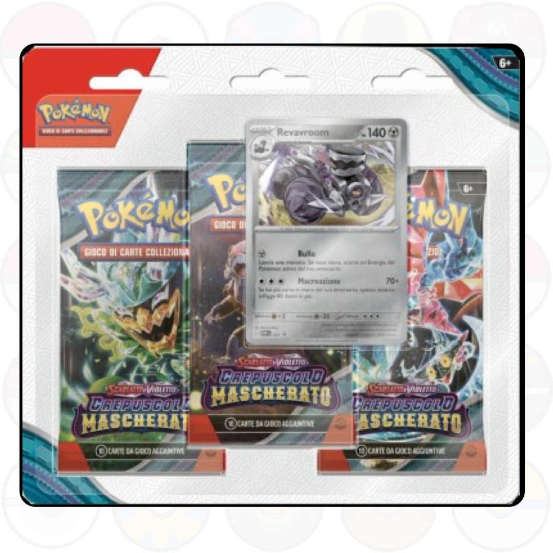 Crepuscolo Mascherato - blister 3 bustine (ITA) - Pokemon ITA