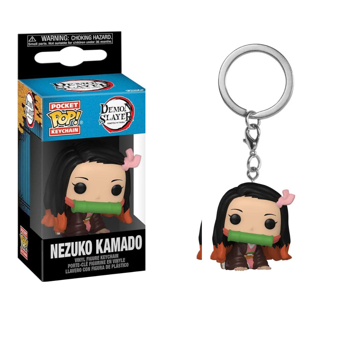 FUNKO POP NEZUKO KAMADO-DEMON SLAYER-KEYCHAIN