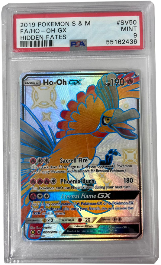 Ho-oh SV50/SV94 - Pokemon Hidden Fates - 2019 - PSA 9 Mint - CARTA GRADATA ENG