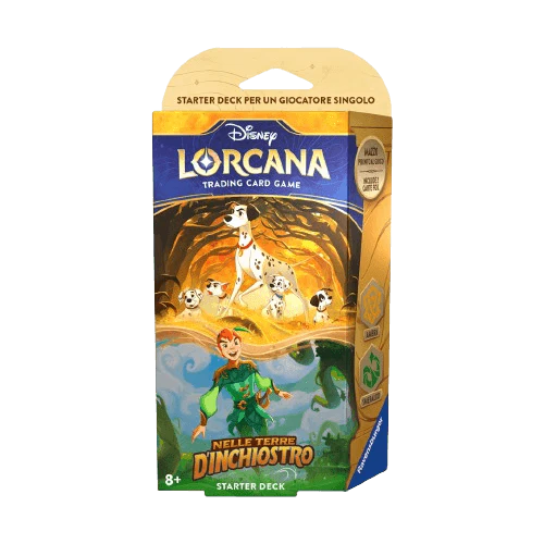 Nelle Terre d'Inchiostro Rubino/Zaffiro Starter Deck - Lorcana TCG Disney (ITA)