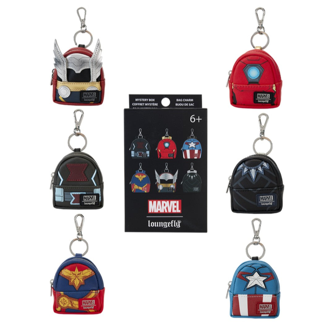 Marvel Portachiavi-Avengers Mini zainetto-scatola a sorpresa-Loungefly