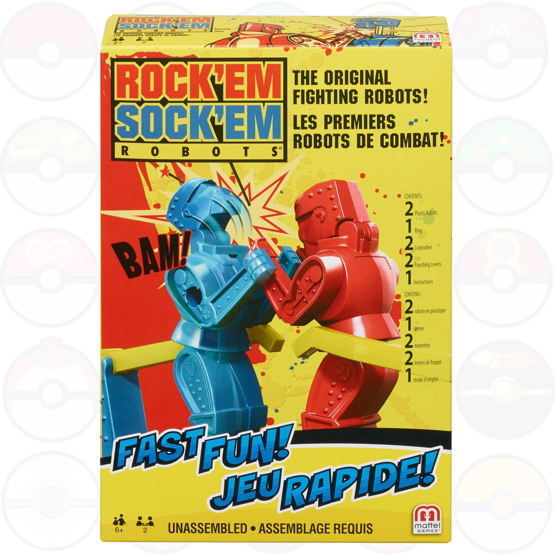 Mattel Games - Fast Rock 'Em Sock 'Em Robots