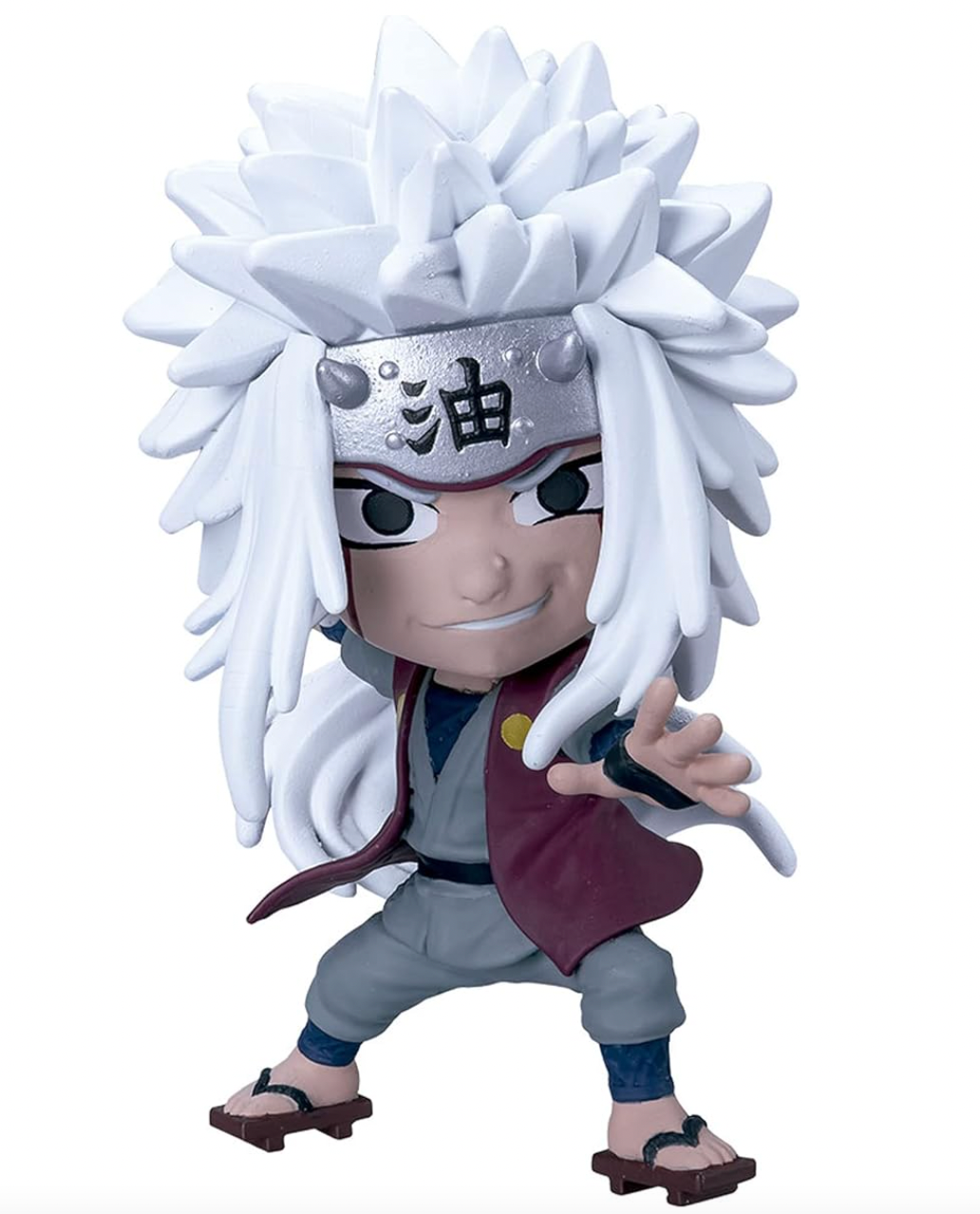 BANDAI - Naruto, Ninja Chibi Masters Jiraiya Figure