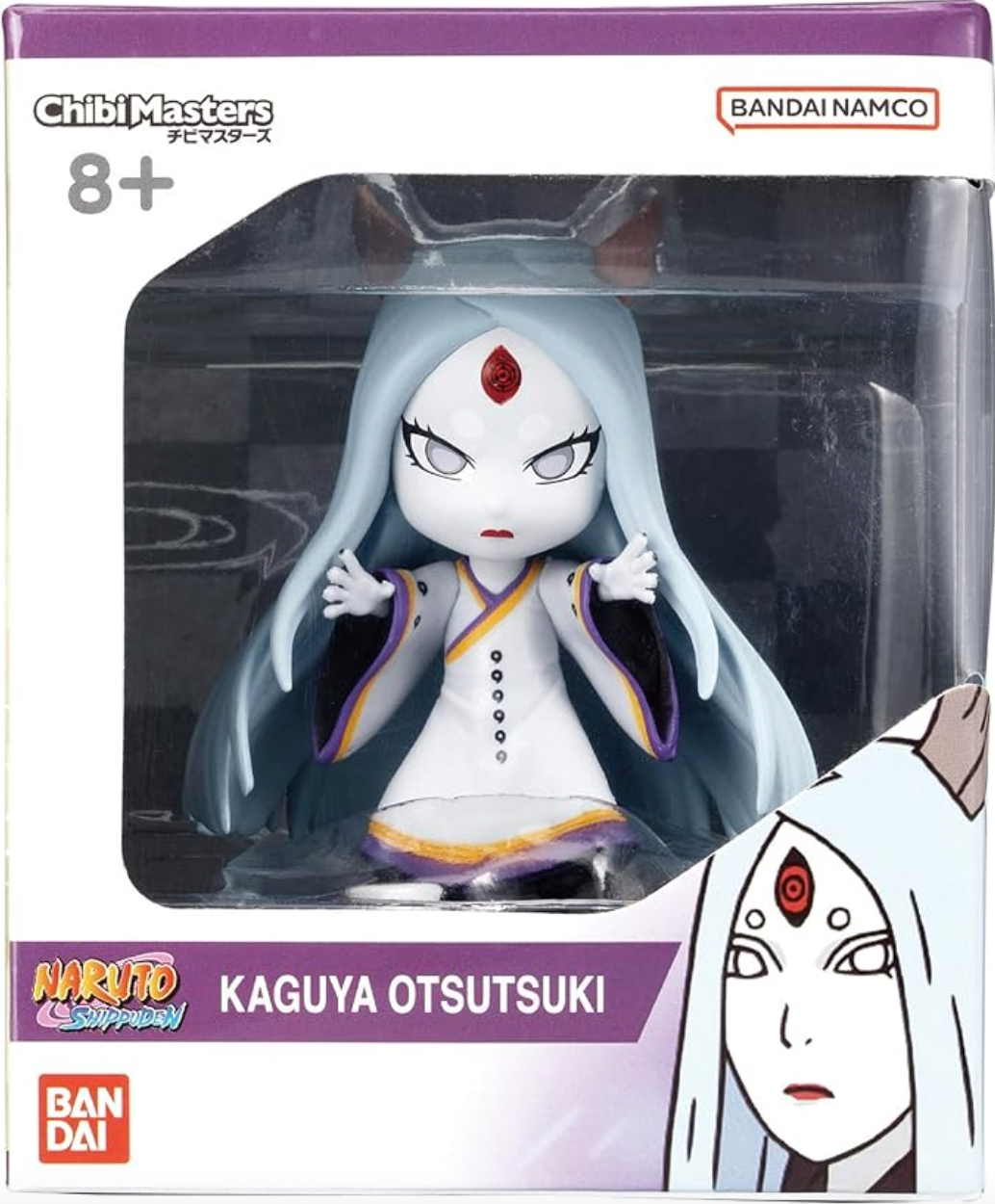 BANDAI - Naruto, Ninja Chibi Masters Kaguya Otsutsuki Figure