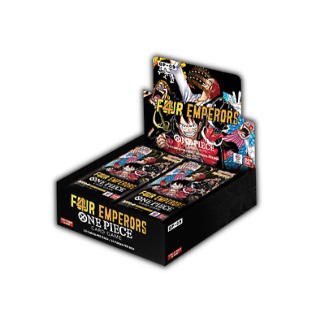 ONE PIECE Card Game OP09 "The Four Emperors" Sealed Case - 12 Booster Boxes (Japanese) ONE PIECE Card Game OP09 "The Four Emperors" Sealed Case - 12 Booster Boxes (Japanese)