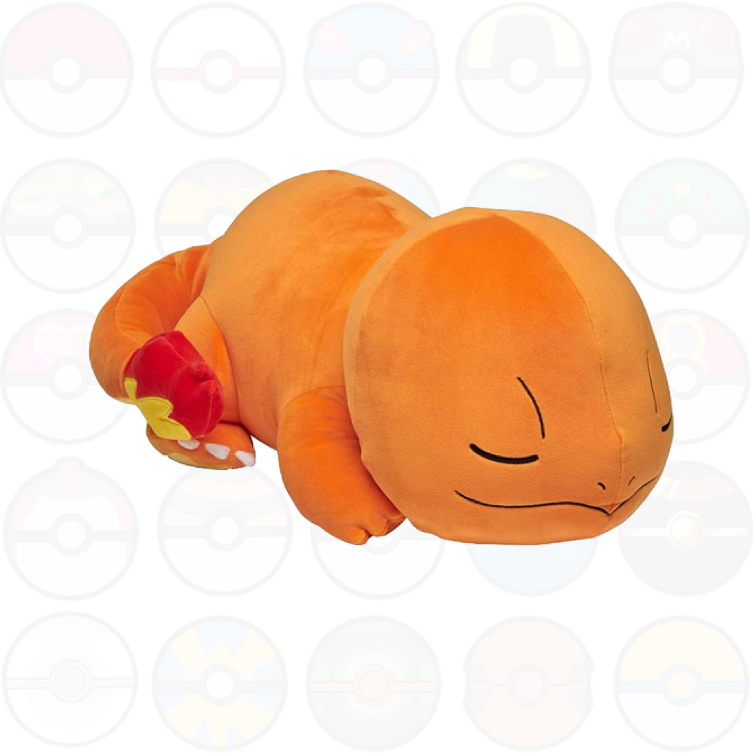 Pokémon – Charmander sleeping 45 cm – Peluche Figure Top di Gamma Pokemon - pupazzo di Charmander che Dorme originale