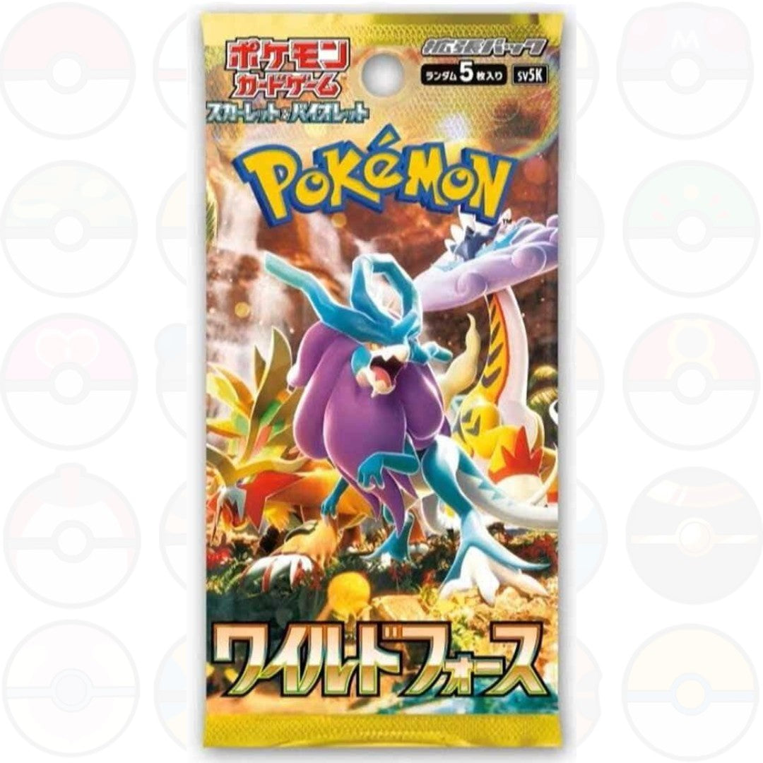 Pokémon Scarlet & Violet Expansion Pack Wild Force Box- Pokémon JAP