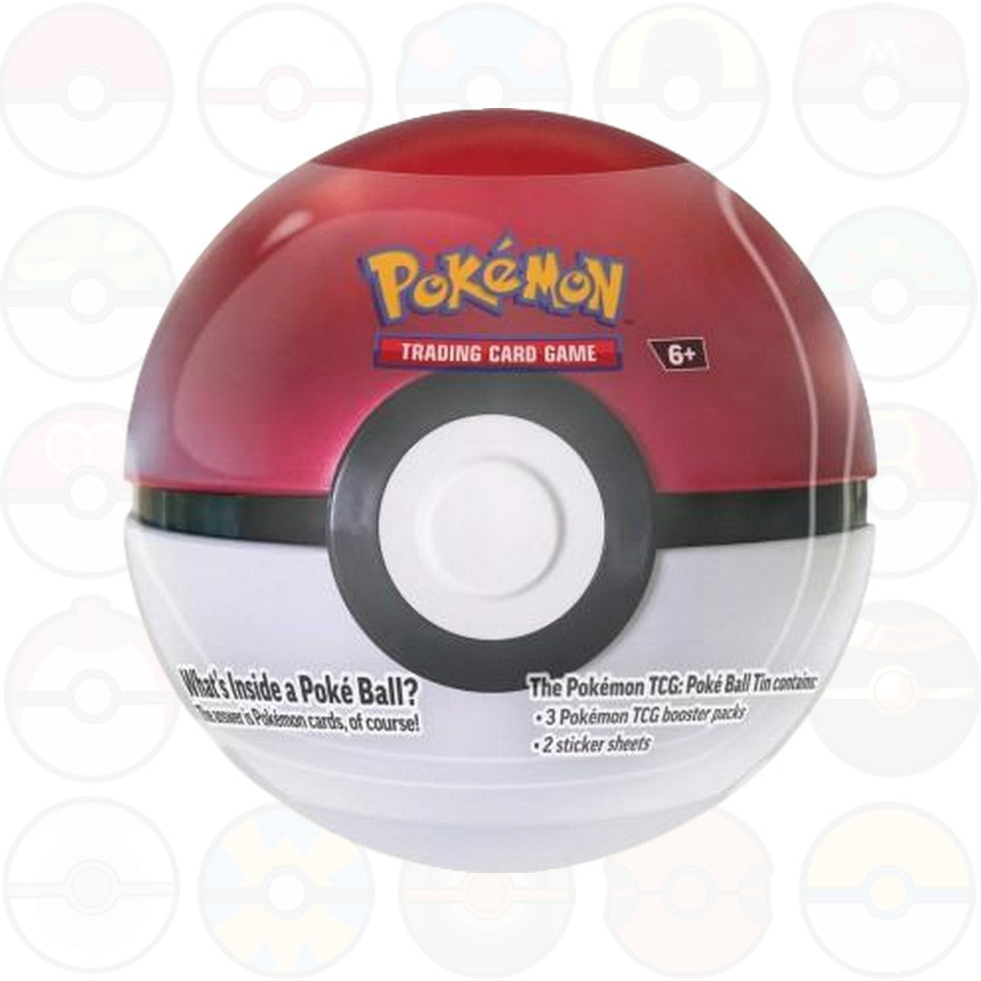 Pokeball Tin da collezione (uno casuale) - 2024 (3 bustine ITA Astri Lucenti -Origine Perduta - Evoluzioni a paldea)