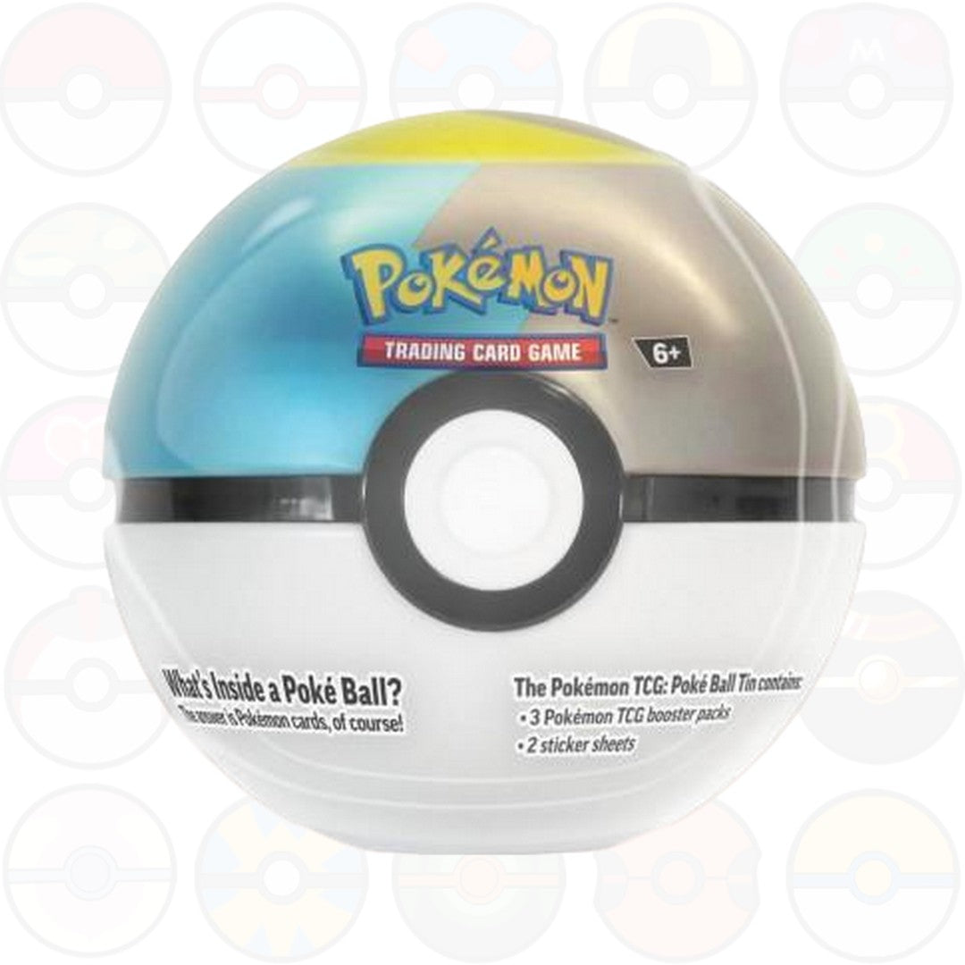 Pokeball Tin da collezione (uno casuale) - 2024 (3 bustine ITA Astri Lucenti -Origine Perduta - Evoluzioni a paldea)