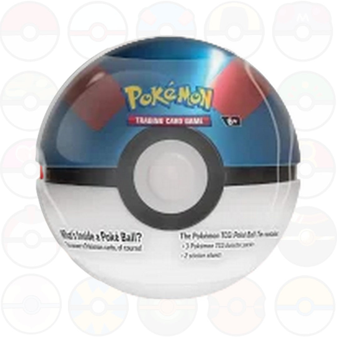 Pokeball Tin da collezione (uno casuale) - 2024 (3 bustine ITA Astri Lucenti -Origine Perduta - Evoluzioni a paldea)