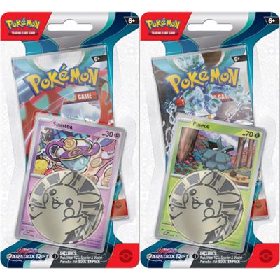 1x Pokemon Scarlet & Violet Paradox Rift Checklane Blister ENG