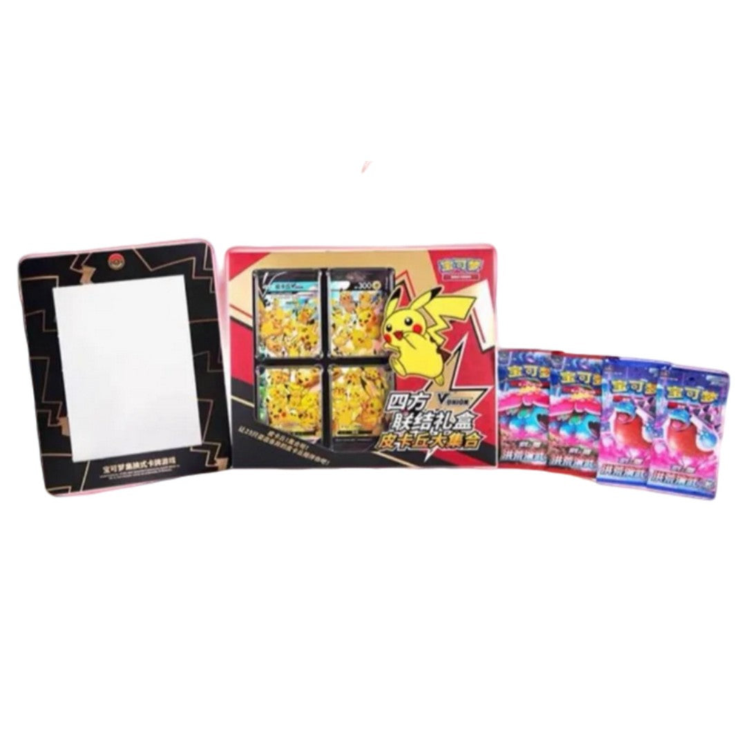 Pokemon Pikachu V-UNION Gift Box Simplified Chinese Display Card Box Sealed