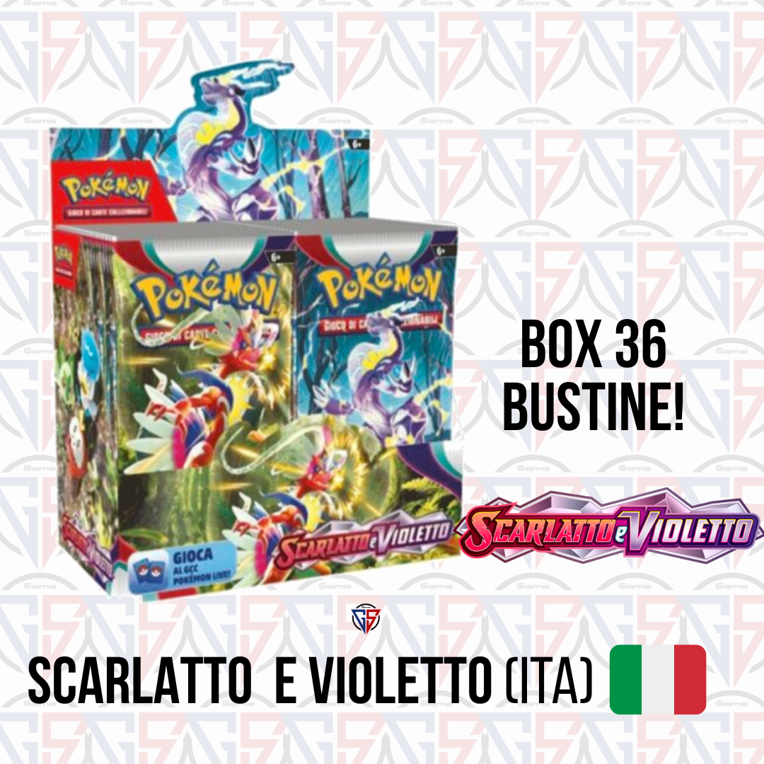 Scarlatto e Violetto - box display da 36 bustine (ITA) - Pokemon ITA
