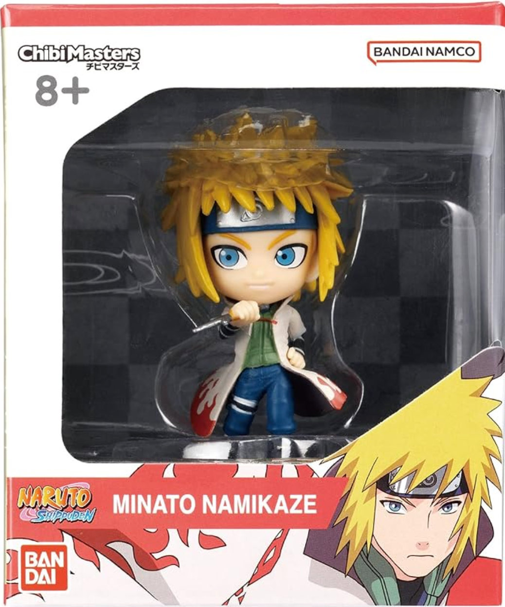 BANDAI - Naruto, Ninja Chibi Masters Minato Namikaze Figure