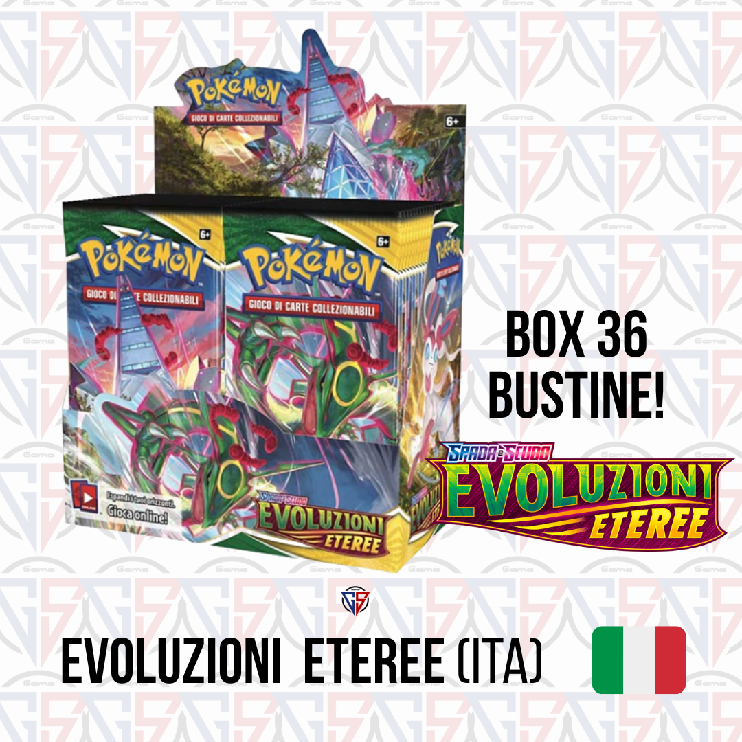Spada e Scudo - Evoluzioni Eteree box display da 36 bustine (ITA) - Pokemon ITA