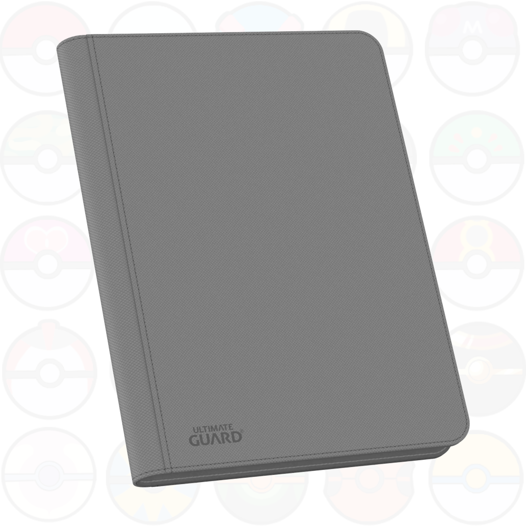 Ultimate Guard Zipfolio 360 - 18 Pocket XenoSkin Grigio - Accessori Carte Collezionabili
