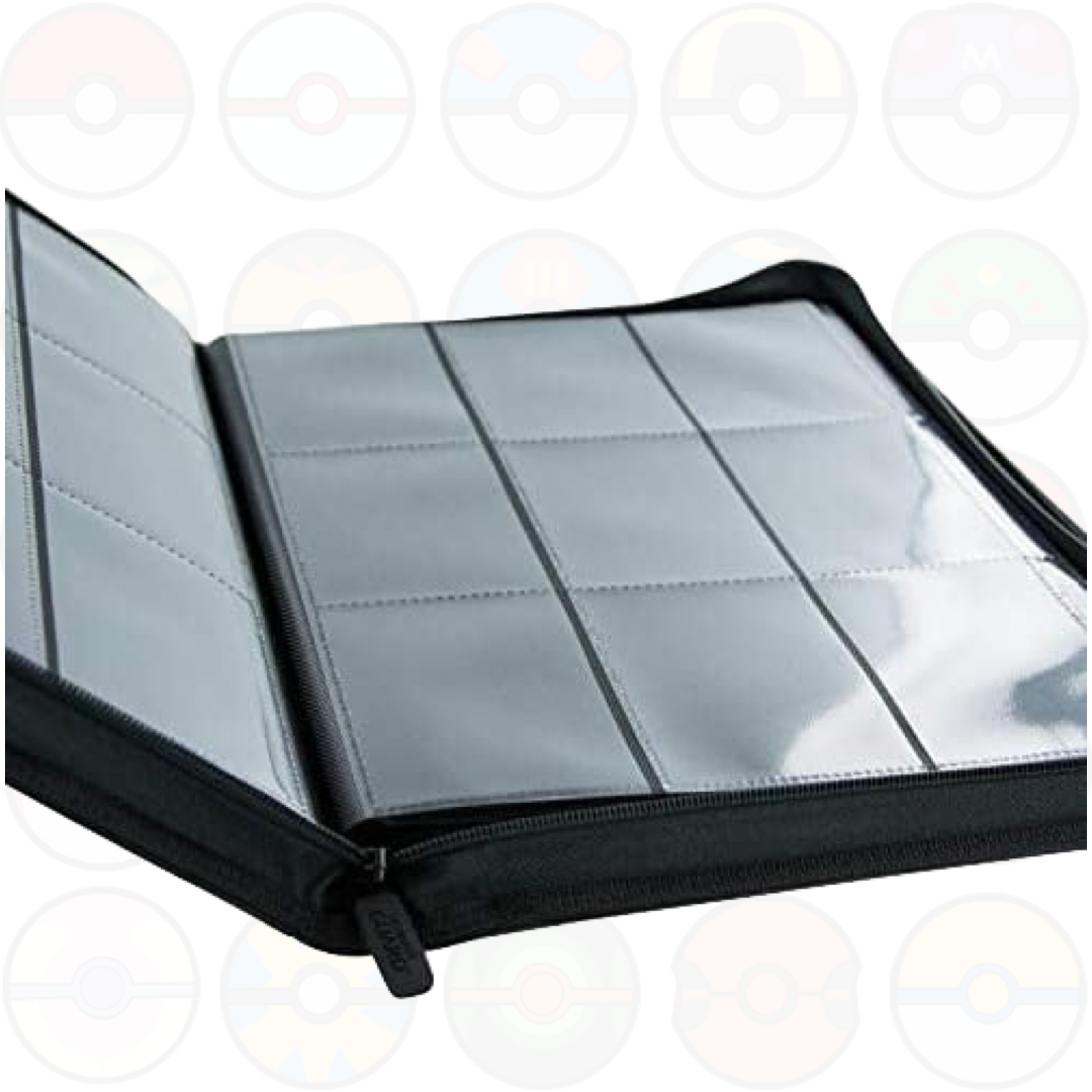 Ultimate Guard Zipfolio 360 - 18 Pocket XenoSkin Black - Accessori Carte Collezionabili