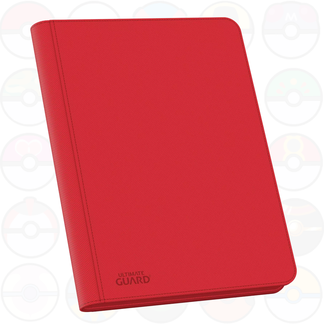 Ultimate Guard Zipfolio 360 - 18 Pocket XenoSkin Red - Accessori Carte Collezionabili