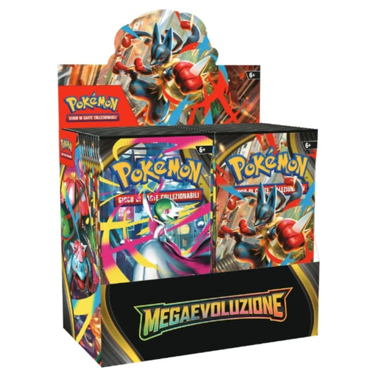 BOX MEGA EVOLUZIONI 36 BUSTINE - pokèmon -ITA(PREORDINE)