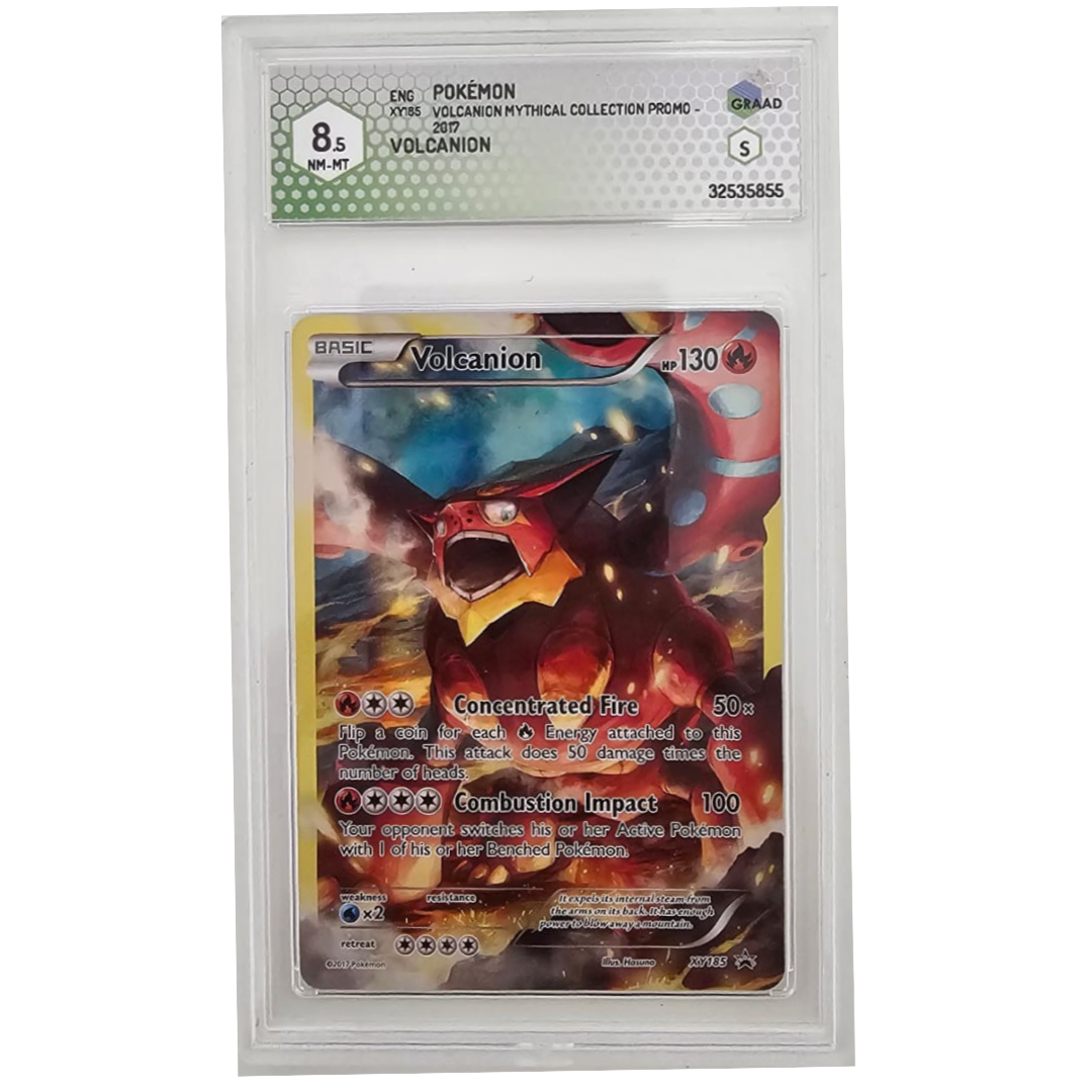 Volcanion Mythical Collection Promo - 2017 - GRAAD 8.5 Mint - CARTA GRADATA ENG