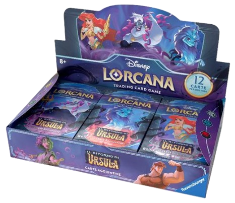 Il ritorno di Ursala - box 24 bustine - Lorcana TCG Disney (ITA)